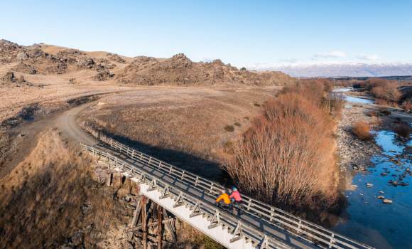 Otago Central Rail Trail in Winter credit Will Nelson