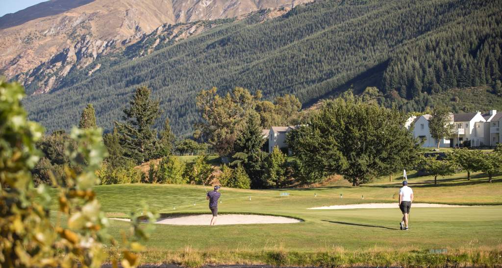 Golfing at millbrook Queenstown